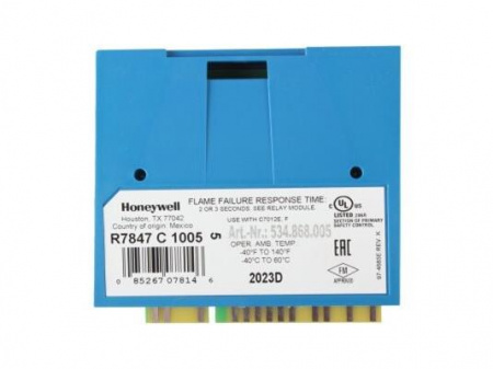 Усилитель сигнала пламени Honeywell Satronic R7847 C 1005