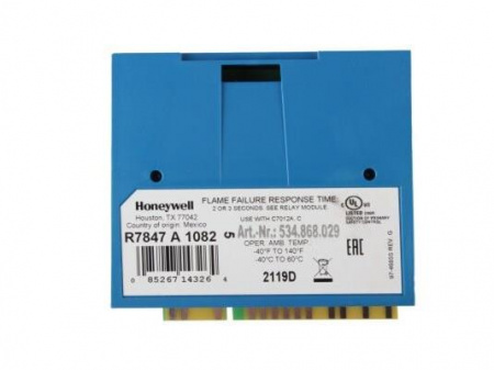 Усилитель сигнала пламени Honeywell Satronic R7847 A 1082